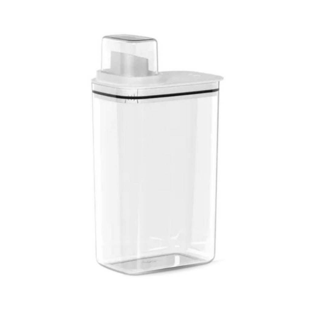Dispenser 2,3L Flow Branco Para Sabonete Sabão Líquido Amaciante Organização Dispenser 2,3L Flow Branco Para Sabonete Sabão Líquido Amaciante Organização