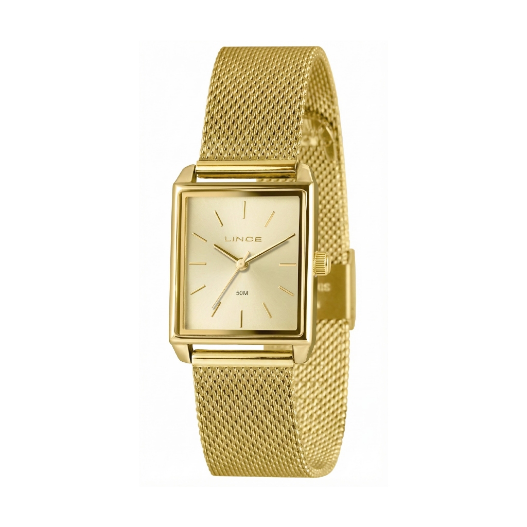 Relógio Lince Feminino Analógico Dourado LQG4766L25C1KX Relógio Lince Feminino Analógico Dourado LQG4766L25C1KX