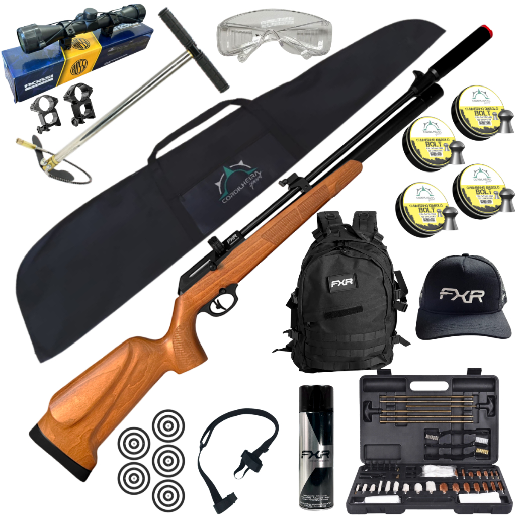 Combos Carabina de Pressão FXR ARTEMIS PCP PR900W G3 5,5mm + Escolha seu Kit Combos Carabina de Pressão FXR ARTEMIS PCP PR900W G3 5,5mm + Escolha seu Kit
