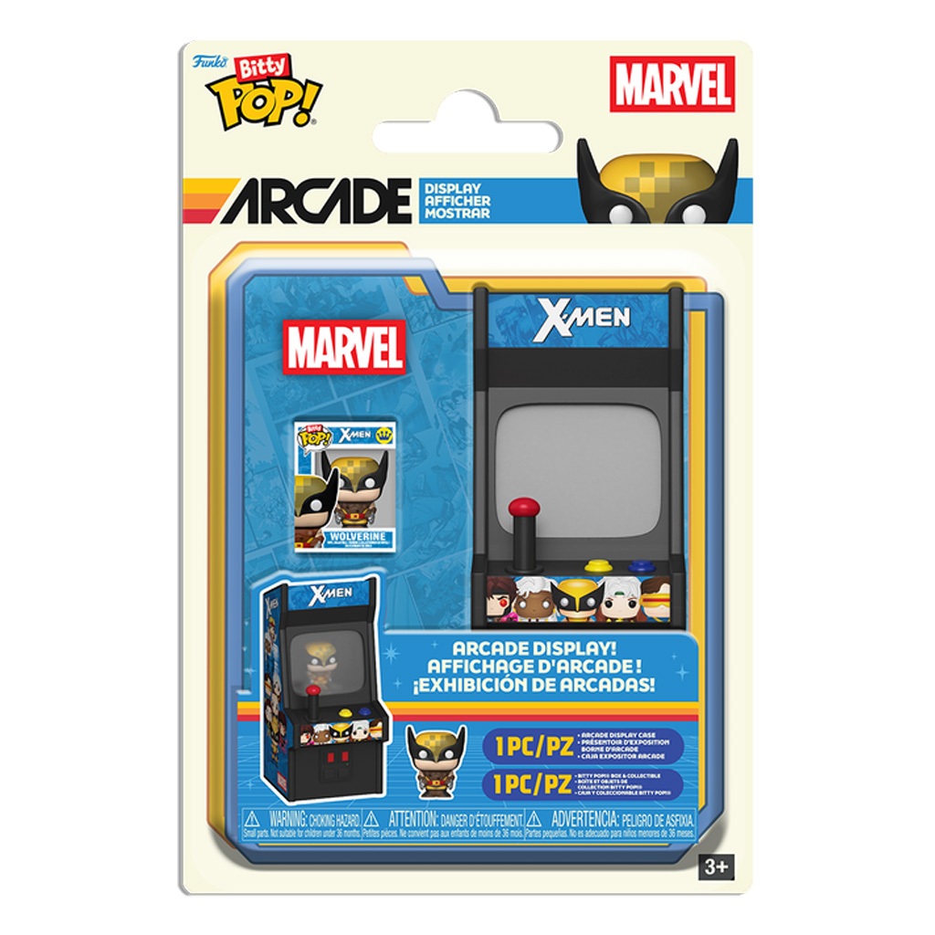 FUNKO BITTY POP MARVEL ARCADE: X-MEN (91395) NOVO ORIGINAL FUNKO BITTY POP MARVEL ARCADE: X-MEN (91395) NOVO ORIGINAL