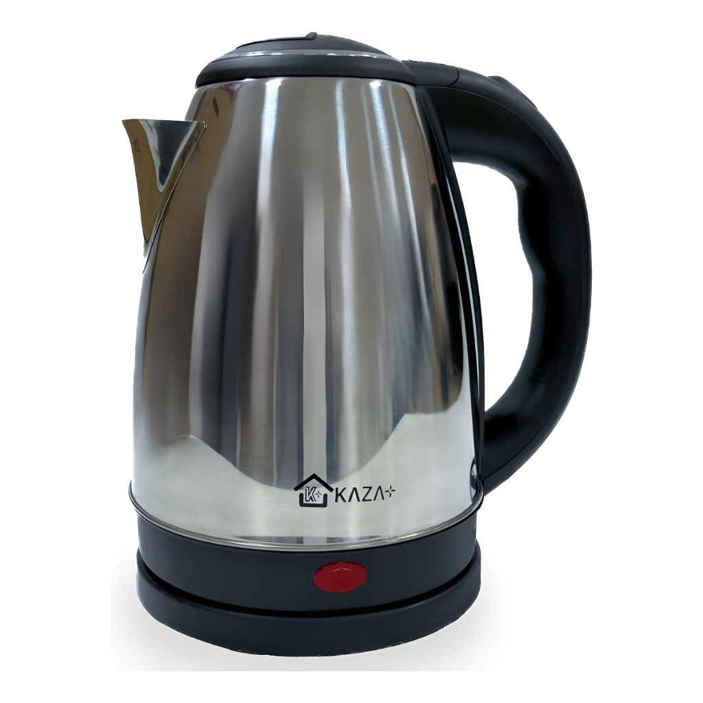 Chaleira Elétrica Kaza+ 1,8L Chaleira Eletrica Inox Aquecimento Rápido e Desligamento Automático Chaleira Elétrica Kaza+ 1,8L Chaleira Eletrica Inox Aquecimento Rápido e Desligamento Automático