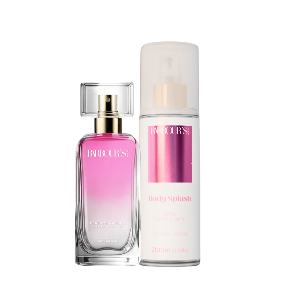 Kit Perfume Capilar e Body Splash My Sweet Delight Barbour’s Beauty Kit Perfume Capilar e Body Splash My Sweet Delight Barbour’s Beauty