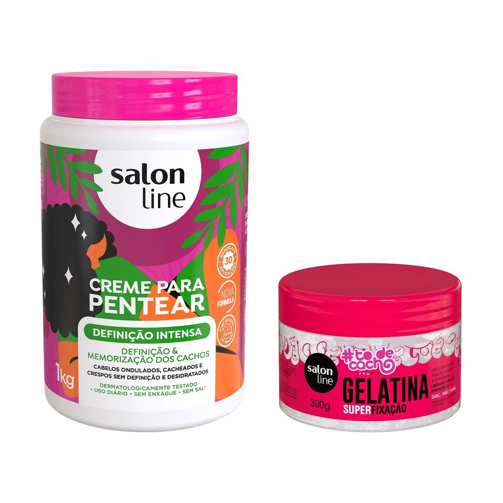Kit Definição Intensa e Extra Brilho Salon Line Kit Definição Intensa e Extra Brilho Salon Line