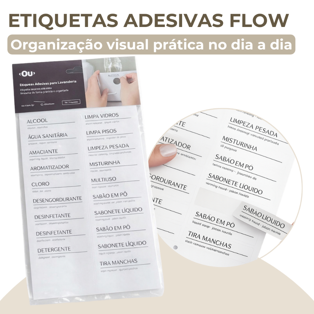 36 Etiqueta Adesiva Para Organizar Lavanderia Rótulo Adesivo Resistente Fixação Acrílico 36 Etiqueta Adesiva Para Organizar Lavanderia Rótulo Adesivo Resistente Fixação Acrílico