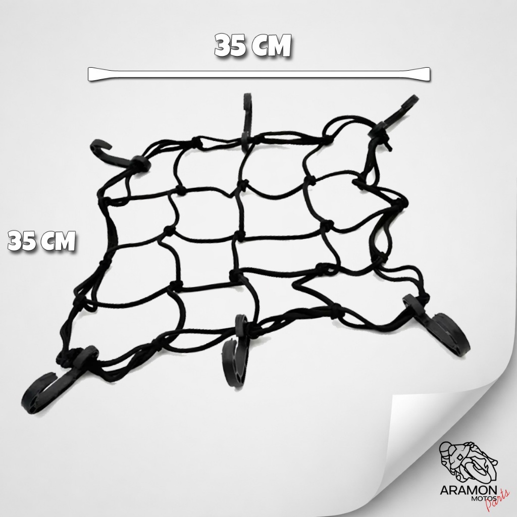 Rede Elastica Aranha Moto Capacete 35 cm Bagageiro Baú Rede Elastica Aranha Moto Capacete 35 cm Bagageiro Baú