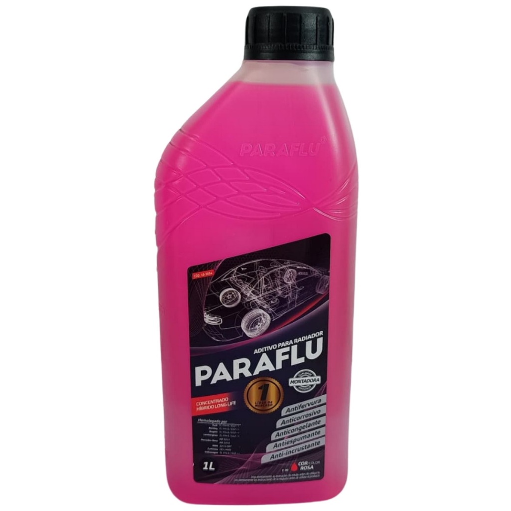 Aditivo Radiador Hibrido Concentrado Rosa 1 Litro – Veiculos Leve / Pesado / Agricola / Nautico – Paraflu 10-3054 Aditivo Radiador Hibrido Concentrado Rosa 1 Litro – Veiculos Leve / Pesado / Agricola / Nautico – Paraflu 10-3054