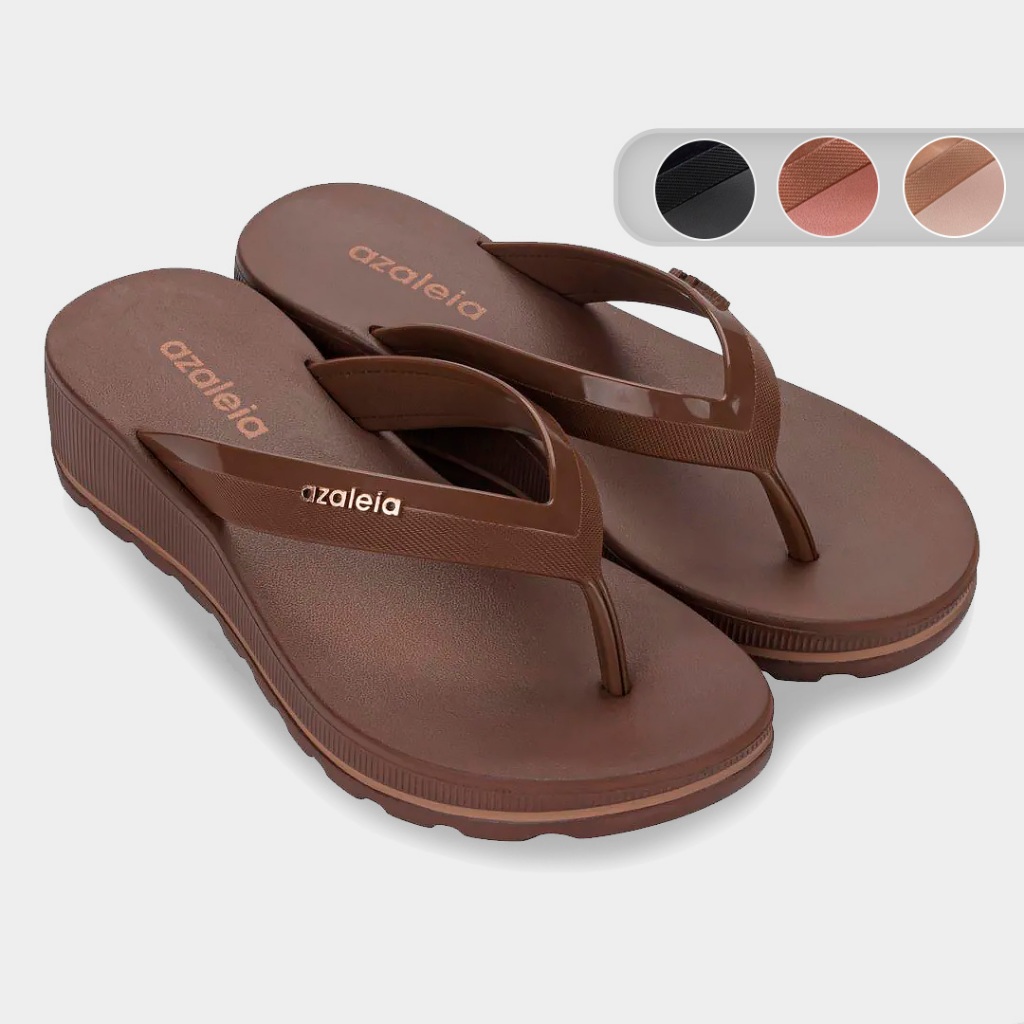 Chinelo Azaleia Fabi Light Line Anabela Feminino 18908