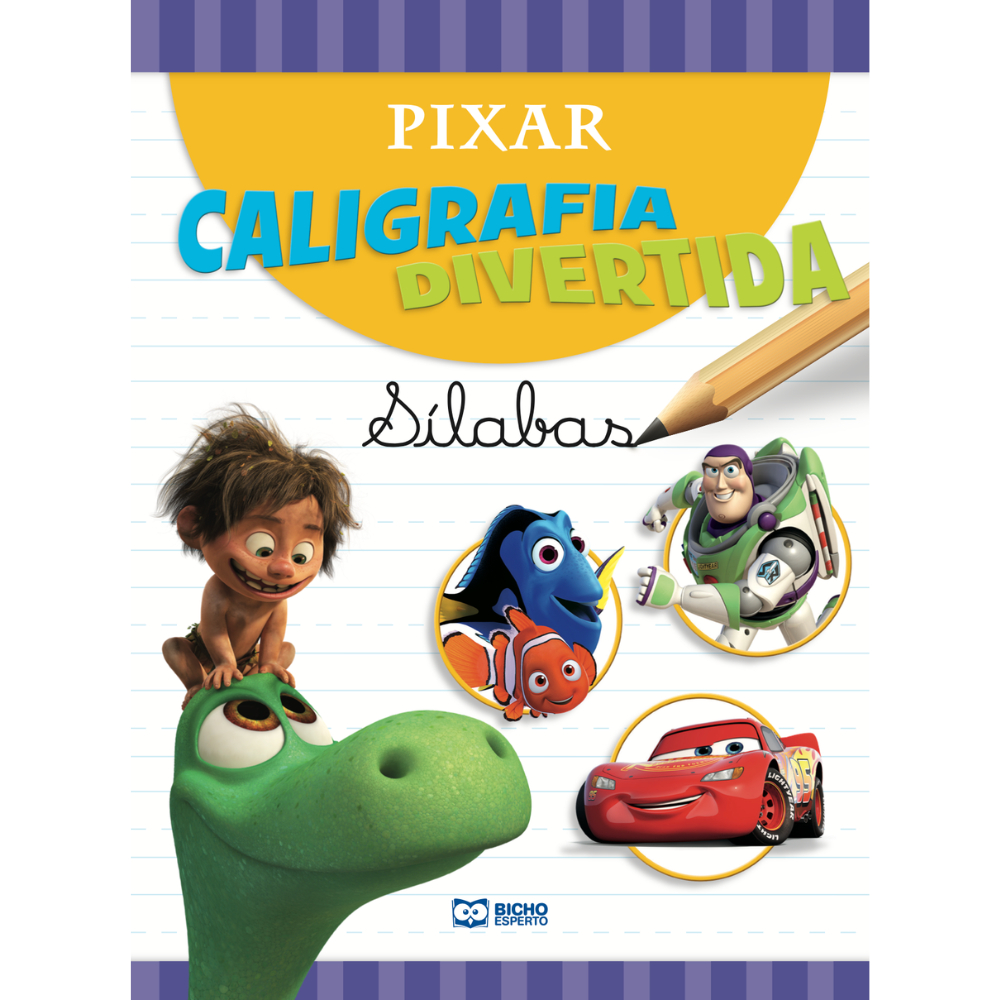 Livro de Atividades Caligrafia Divertida Disney Pixar Sílabas Livro de Atividades Caligrafia Divertida Disney Pixar Sílabas
