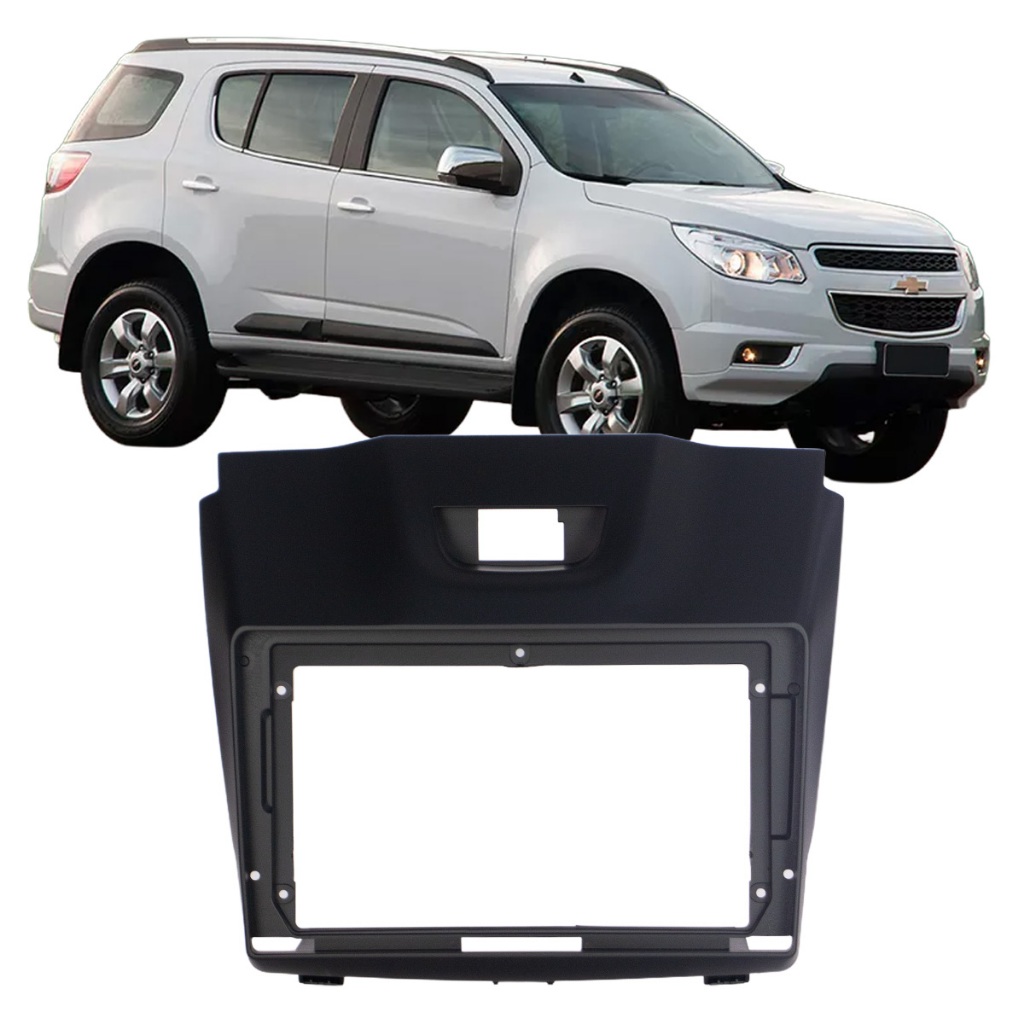 Moldura Multimidia 9 Polegadas S10 Trailblazer 2012 A 2016 Moldura Multimidia 9 Polegadas S10 Trailblazer 2012 A 2016
