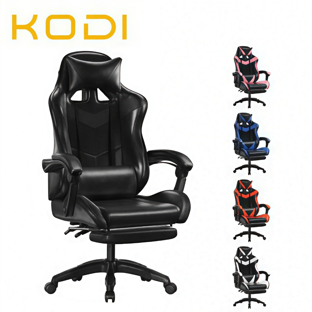 Cadeira Gamer Profissional Ajustável, Reclinável e Confortável para Escritório e Estudos -F19 Cadeira Gamer Profissional Ajustável, Reclinável e Confortável para Escritório e Estudos -F19