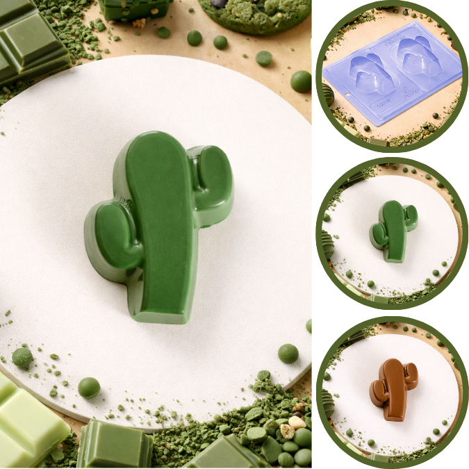 1~ 5 Forma Cactos Silicone Porto Especial 3 Partes P1206 (CHOCO) 1~ 5 Forma Cactos Silicone Porto Especial 3 Partes P1206 (CHOCO)
