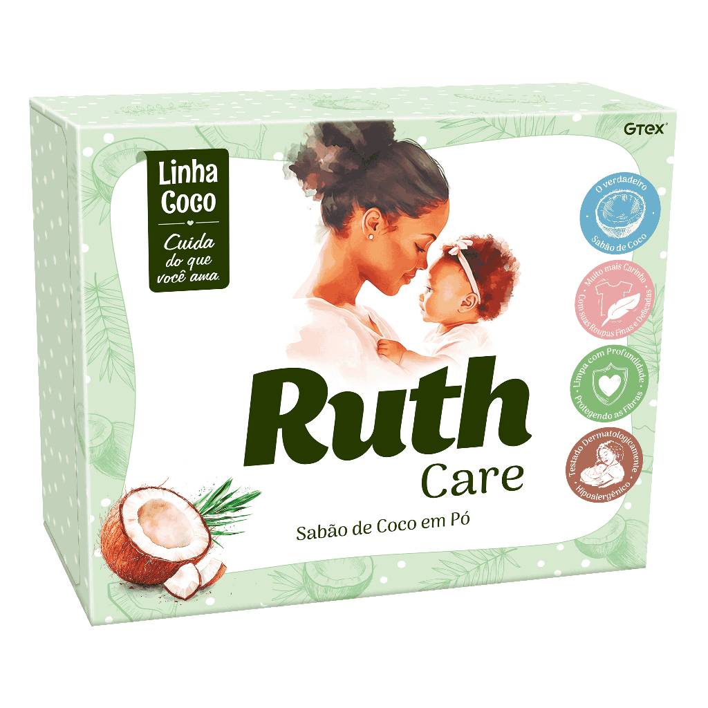 LAVA ROUPAS PO COCO RUTH CARTUCHO 500G LAVA ROUPAS PO COCO RUTH CARTUCHO 500G