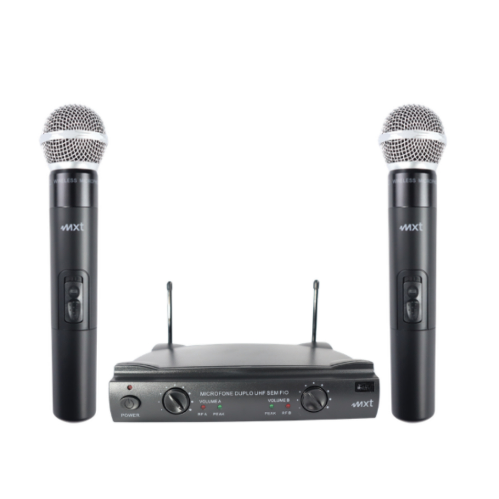 microfone duplo de mão sem fio uhf-302 MXT microfone duplo de mão sem fio uhf-302 MXT