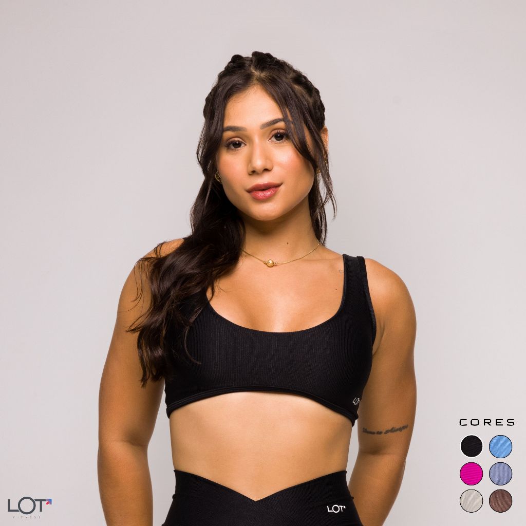 Top Academia Fitness Feminino Esportivo Poliamida Crossfit Musculação Corrida Treino Yoga