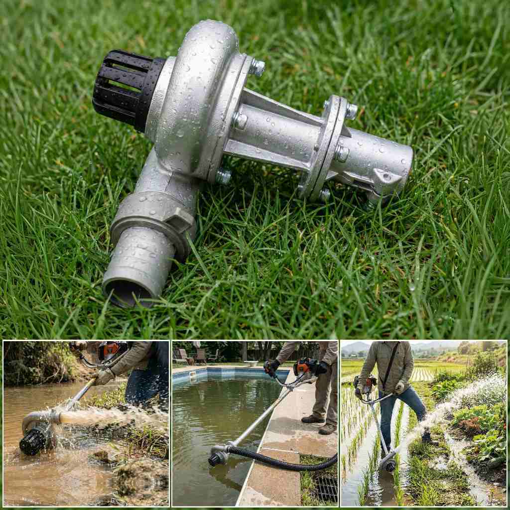 Bomba D’agua Para Acoplagem Em Roçadeira 26mm 9 Estrias