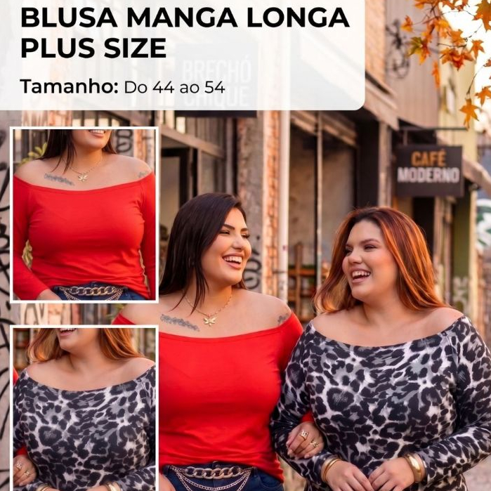 Blusa Feminina Plus Size Manga Longa Versátil Comprida Leve Soltinha Cores Inverno Exclusiva Blusa Feminina Plus Size Manga Longa Versátil Comprida Leve Soltinha Cores Inverno Exclusiva