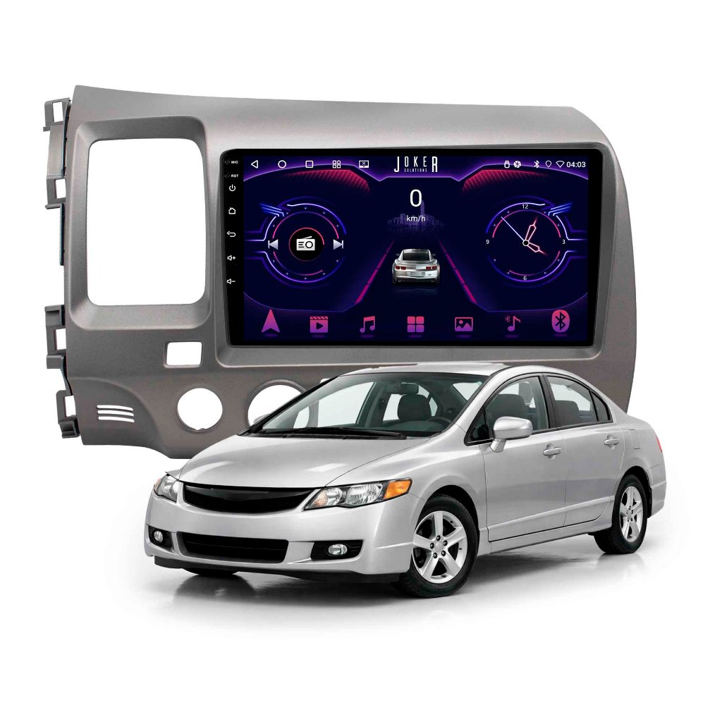 Multimídia 9P New Civic 2007 A 2011 2ram+64gb Quadcore Carplay Android Gps Bluetooth Quadcore Multimídia 9P New Civic 2007 A 2011 2ram+64gb Quadcore Carplay Android Gps Bluetooth Quadcore