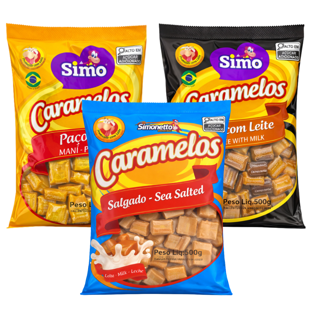 Simo Caramelos 500g Simonetto | Escolha o Sabor Simo Caramelos 500g Simonetto | Escolha o Sabor