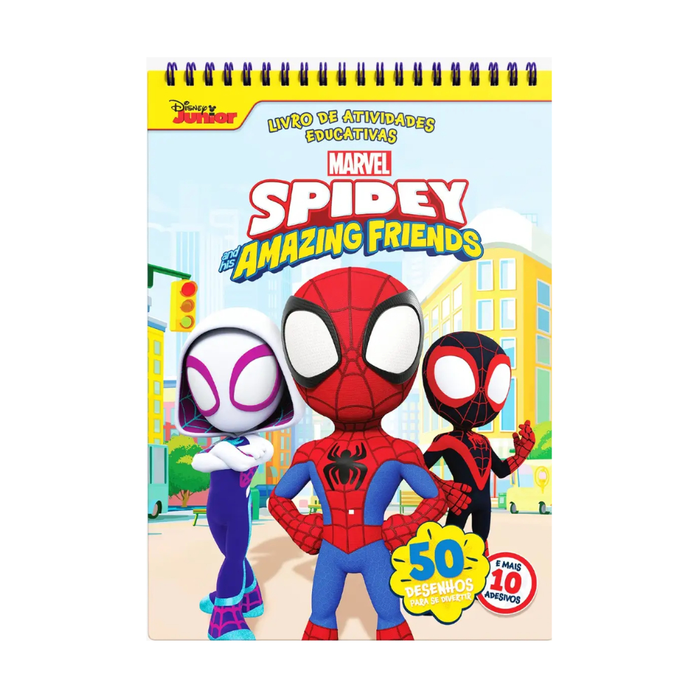 Livro de Colorir Marvel Spidey Homem Aranha 50 Páginas Livro de Colorir Marvel Spidey Homem Aranha 50 Páginas