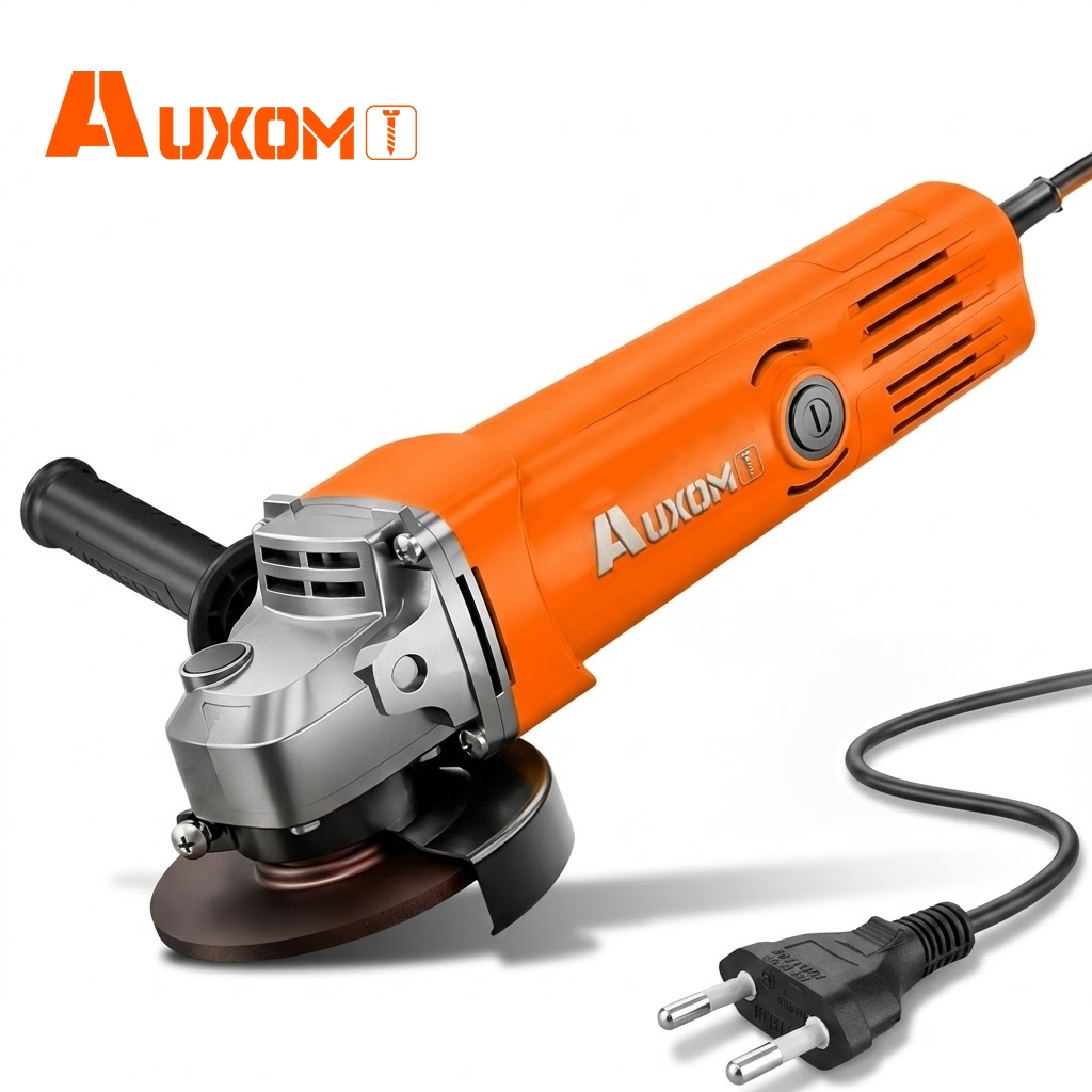 AUXOM Esmerilhadeira Lixadeira Angular 750W 115mm 4.1/2 11000RPM Profissional AUXOM Esmerilhadeira Lixadeira Angular 750W 115mm 4.1/2 11000RPM Profissional