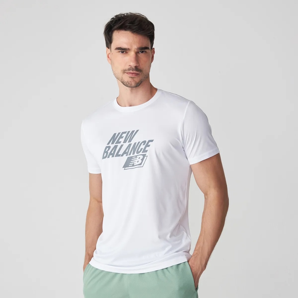 Camiseta Masculina New Balance Sport NB Dry Lançamento Original Camiseta Masculina New Balance Sport NB Dry Lançamento Original