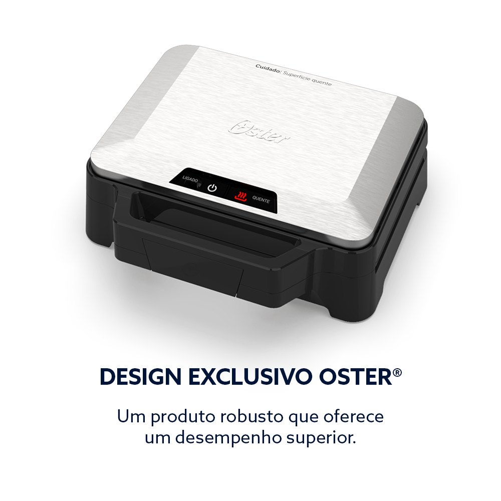 Sanduicheira Grill Oster Inox Multiuso 1000w Osan500 – 220v Sanduicheira Grill Oster Inox Multiuso 1000w Osan500 – 220v