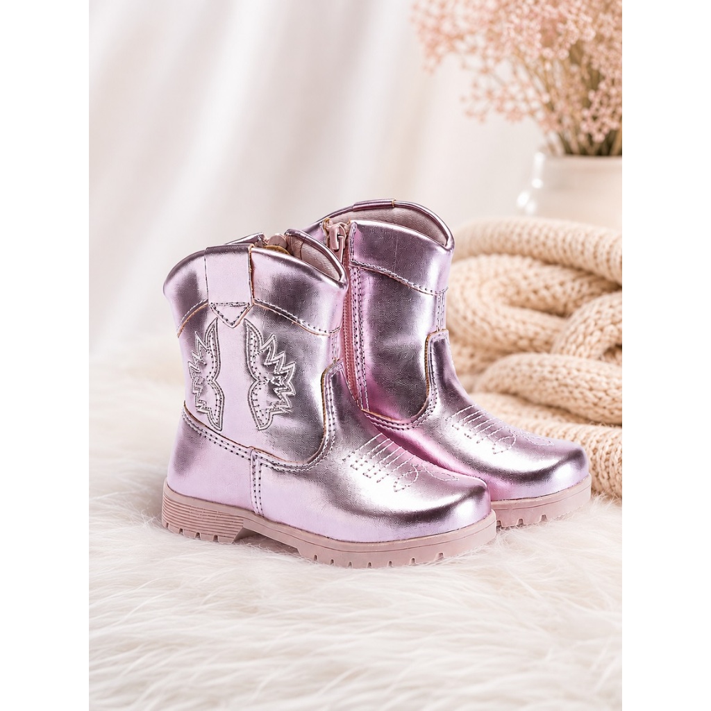 Bota Infantil Country Texana Menina Fashion Metalizada Boiadeira Bordados 72302 Pequito Bota Infantil Country Texana Menina Fashion Metalizada Boiadeira Bordados 72302 Pequito