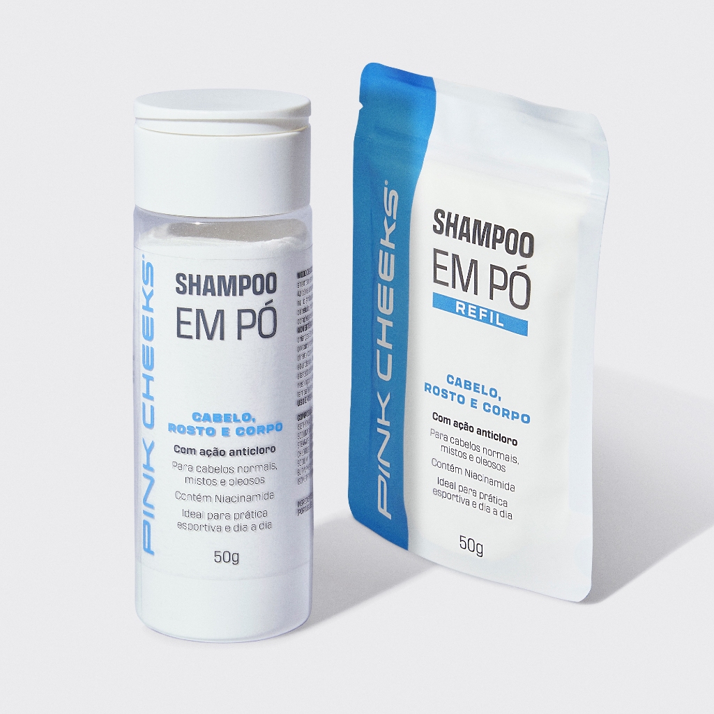Kit Shampoo 3 em 1 + Refil PINK CHEEKS Lançamento Exclusivo Kit Shampoo 3 em 1 + Refil PINK CHEEKS Lançamento Exclusivo