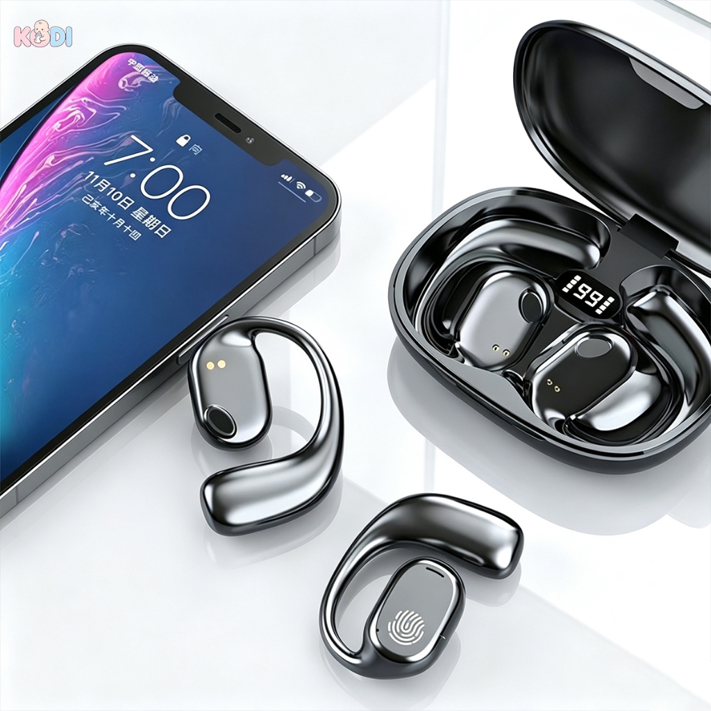 Auriculares Bluetooth sem fio/Auscultadores para desporto e fitnes-B5/B7/B8 Auriculares Bluetooth sem fio/Auscultadores para desporto e fitnes-B5/B7/B8