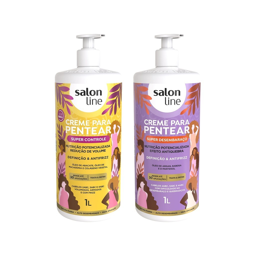 Kit Desembaraço e Super Controle Salon Line Kit Desembaraço e Super Controle Salon Line