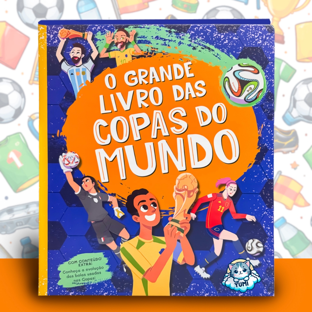 Livro Copa do Mundo de Futebol Seleções + Figurinhas Capa Dura Colecionável Livro Copa do Mundo de Futebol Seleções + Figurinhas Capa Dura Colecionável