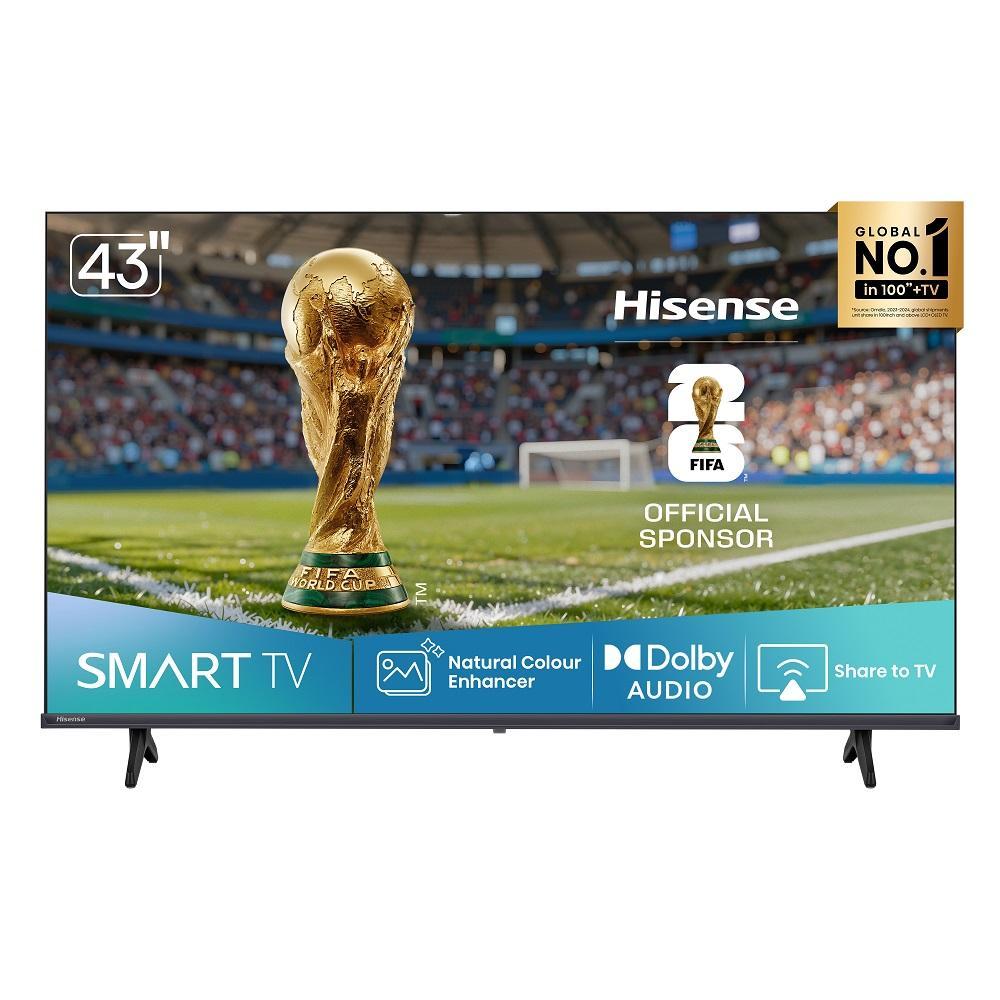 Smart TV Hisense DLED FULL HD 43″ 43A4NV com Processador AI HDR10 DTS Virtual X DLNA Alexa e Google Smart TV Hisense DLED FULL HD 43″ 43A4NV com Processador AI HDR10 DTS Virtual X DLNA Alexa e Google