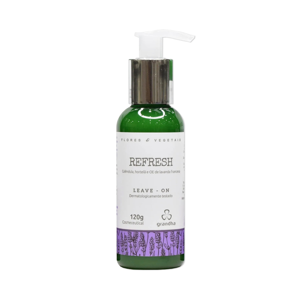 Leave-on Refresh Grandha Creme Sem Enxágue para Cabelos Frágeis e Oleosos 120g Leave-on Refresh Grandha Creme Sem Enxágue para Cabelos Frágeis e Oleosos 120g