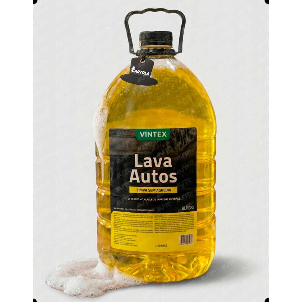 Shampoo Automotivo Lava Autos Carro e Moto Derrete Sujeira Original Vintex Vonixx Ph Neutro 5 Litros Shampoo Automotivo Lava Autos Carro e Moto Derrete Sujeira Original Vintex Vonixx Ph Neutro 5 Litros