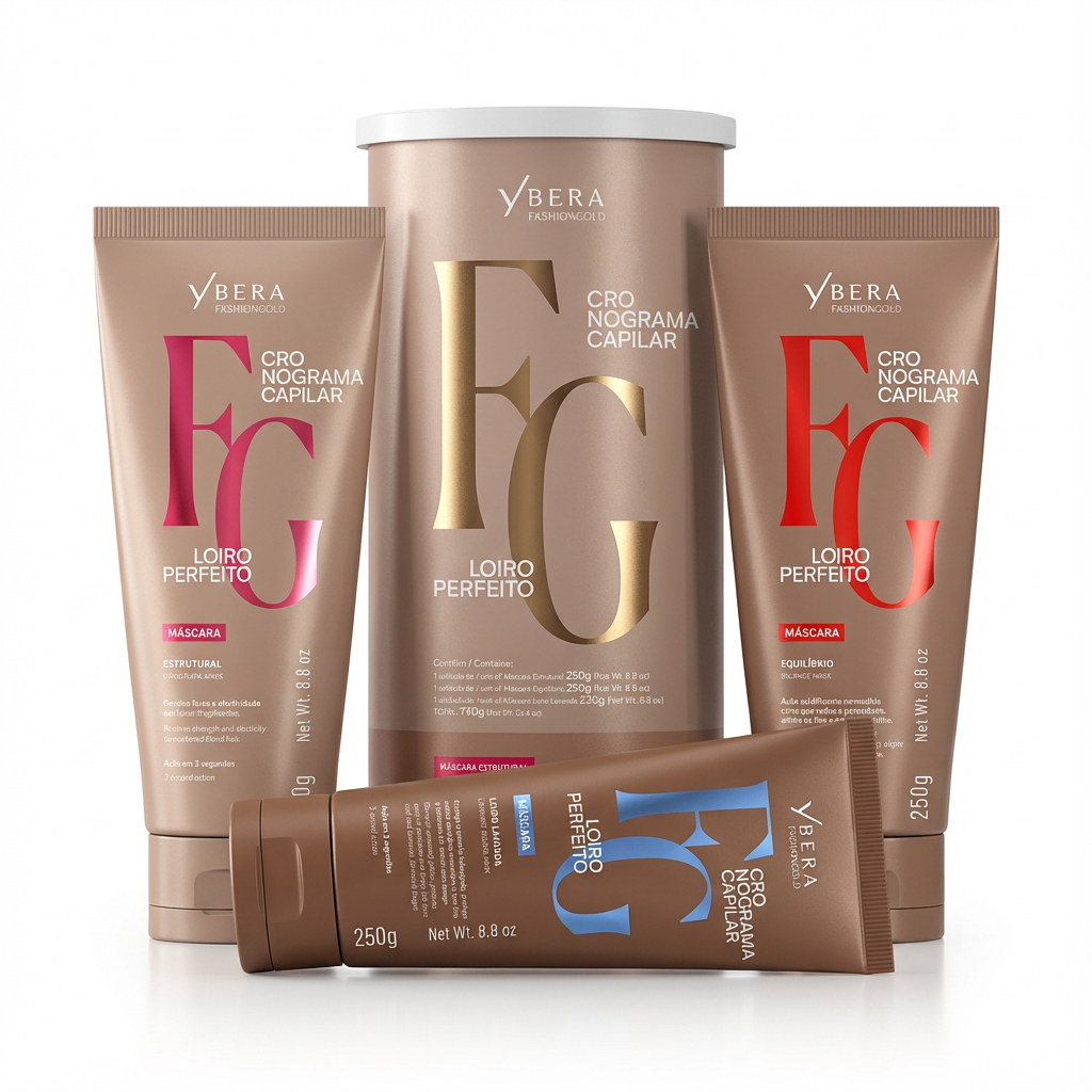 Kit Cronograma Capilar Loiro Perfeito – Fashion Gold Kit Cronograma Capilar Loiro Perfeito – Fashion Gold