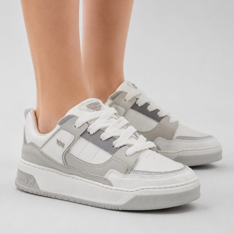Tênis Feminino Via Marte Casual Streetwear Sneaker Chunky Plataforma Sola Reta Tênis Feminino Via Marte Casual Streetwear Sneaker Chunky Plataforma Sola Reta