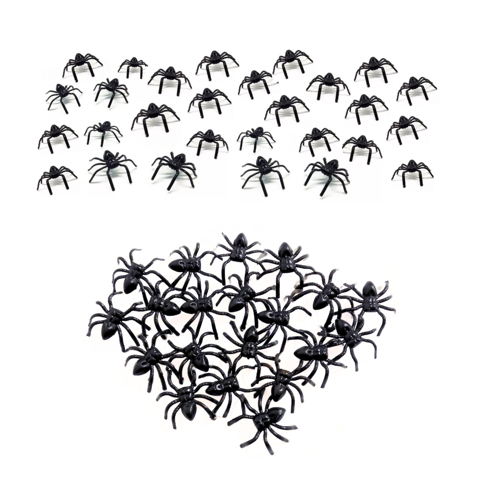 5 Mini Aranha De Plástico de Brinquedo Para Festa Decoração Faz De Conta 5 Mini Aranha De Plástico de Brinquedo Para Festa Decoração Faz De Conta