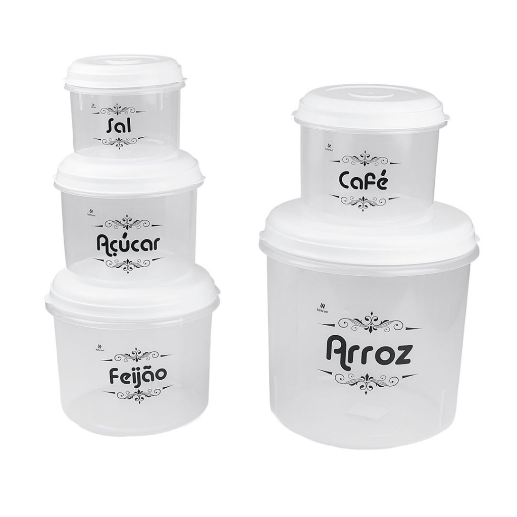 KIT MANTIMENTOS COM 5 PEÇAS
