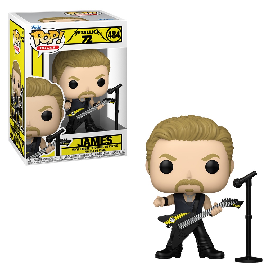 FUNKO POP ROCKS METALLICA ’72 – JAMES 484 NOVO ORIGINAL FUNKO POP ROCKS METALLICA ’72 – JAMES 484 NOVO ORIGINAL