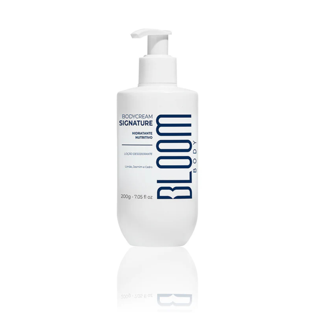 Hidratante Corporal Signature Bloom 200g Body Cream Masculino Elegante Hidratante Corporal Signature Bloom 200g Body Cream Masculino Elegante
