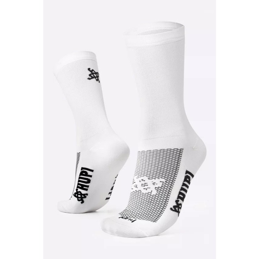 Meia HUPI Lisa 1 Par, Cor: Branco, Tamanho: Plus 42-46, Ideal para esportes, corrida, bike Meia HUPI Lisa 1 Par, Cor: Branco, Tamanho: Plus 42-46, Ideal para esportes, corrida, bike