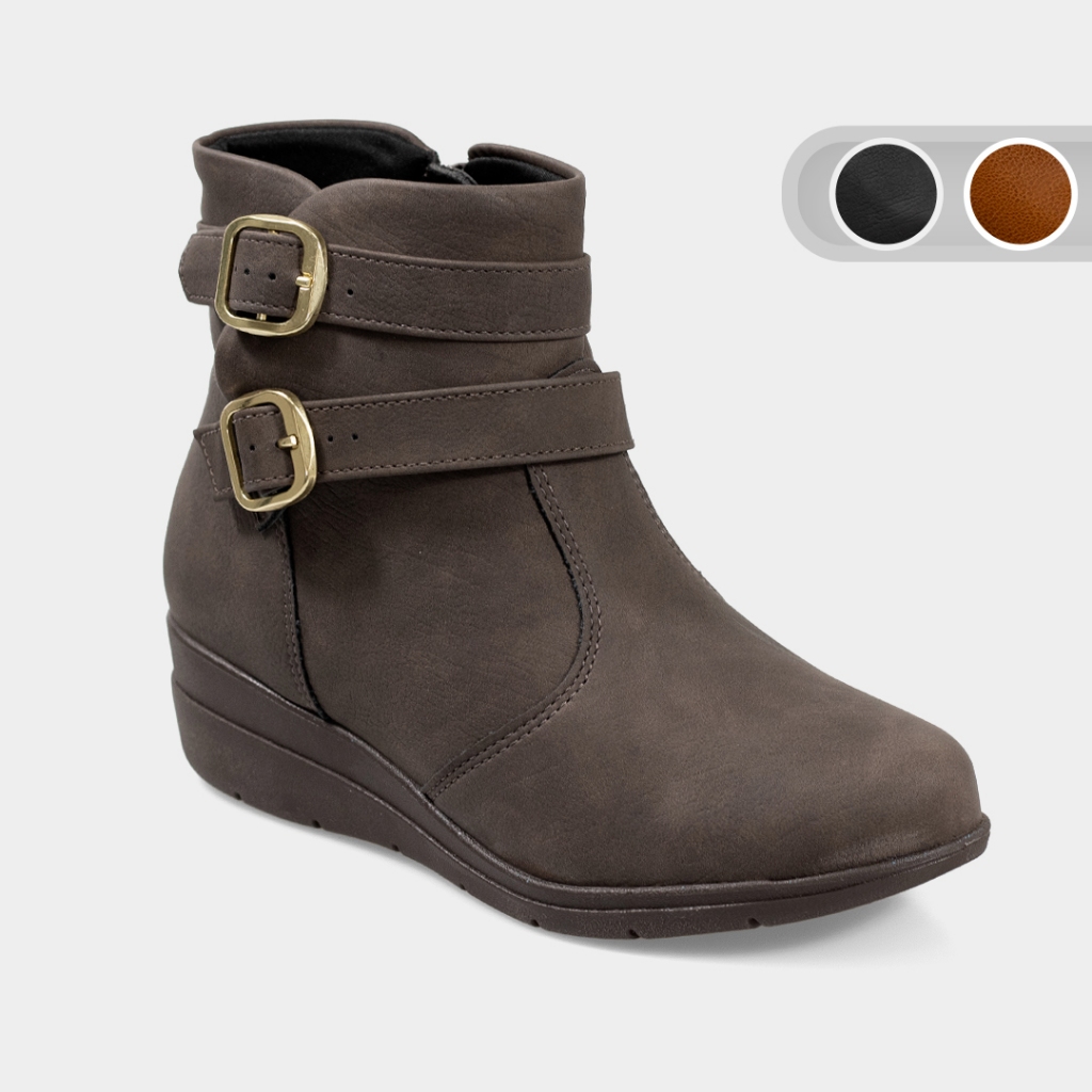 Bota Feminina Berlim Modare Cano Curto Salto Anabela Bico Redondo Forrada Acolchoada 7085106/104/100 Bota Feminina Berlim Modare Cano Curto Salto Anabela Bico Redondo Forrada Acolchoada 7085106/104/100