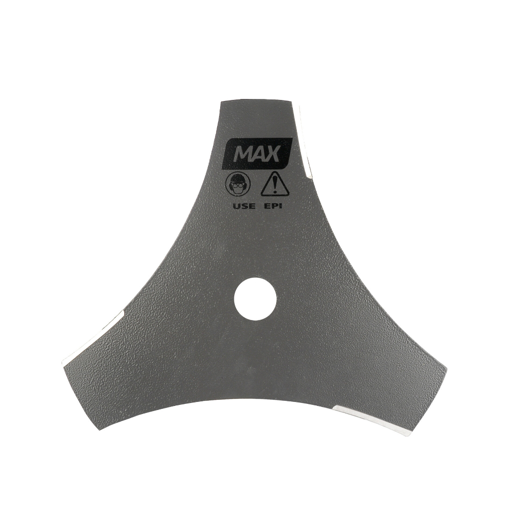 Lâmina Faca Para Roçadeira 3 Pontas Furo 1Pol. Ou 3/4Pol. 254mm Profissional Resistente Super Afiado Lâmina Faca Para Roçadeira 3 Pontas Furo 1Pol. Ou 3/4Pol. 254mm Profissional Resistente Super Afiado