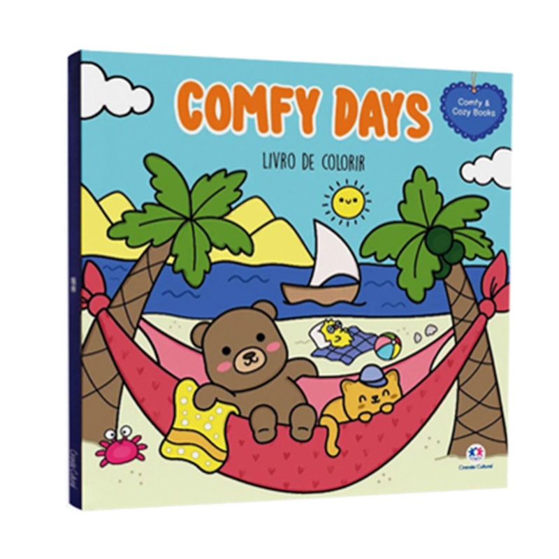 Livro Comfy Days | Livro de Colorir Livro Comfy Days | Livro de Colorir