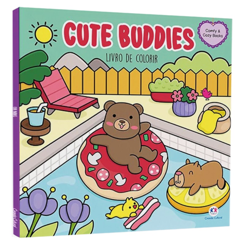Livro Cute Buddies | Livro de Colorir