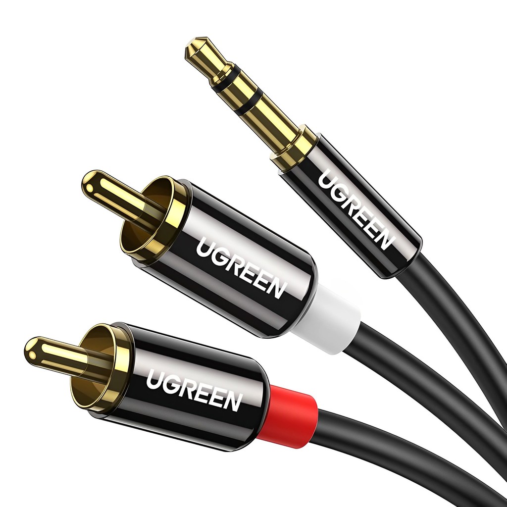Ugreen Cabo 3.5mm P2 para 2RCA Macho 5m Áudio de Qualidade