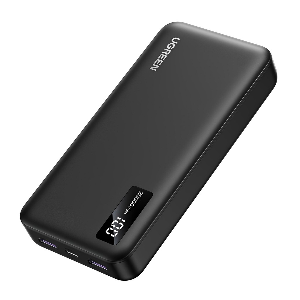 Power Bank 20000mAh Ugreen Usb A/C Máx. 22.5W Preta Power Bank 20000mAh Ugreen Usb A/C Máx. 22.5W Preta