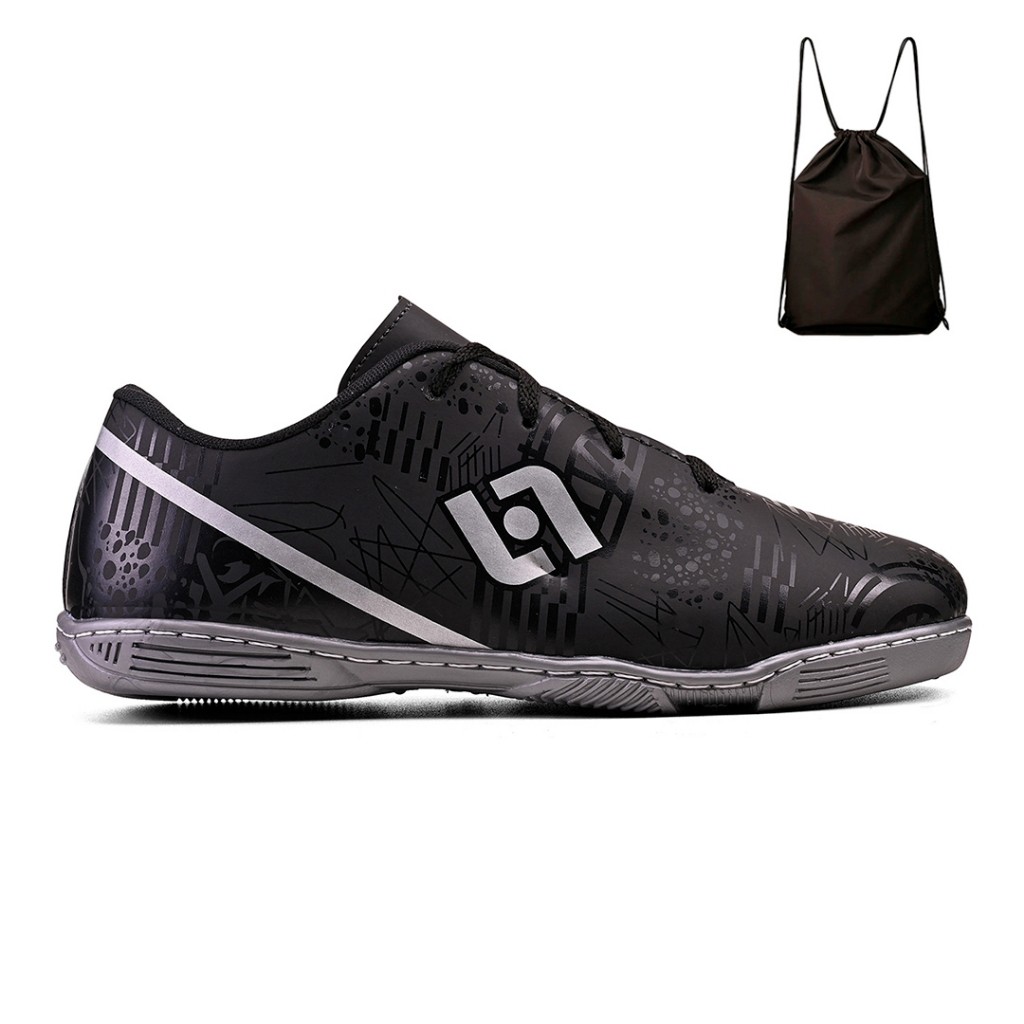 Kit Chuteira Infantil Futsal Futebol Salao Quadra Costurada Light + Mochila Kit Chuteira Infantil Futsal Futebol Salao Quadra Costurada Light + Mochila
