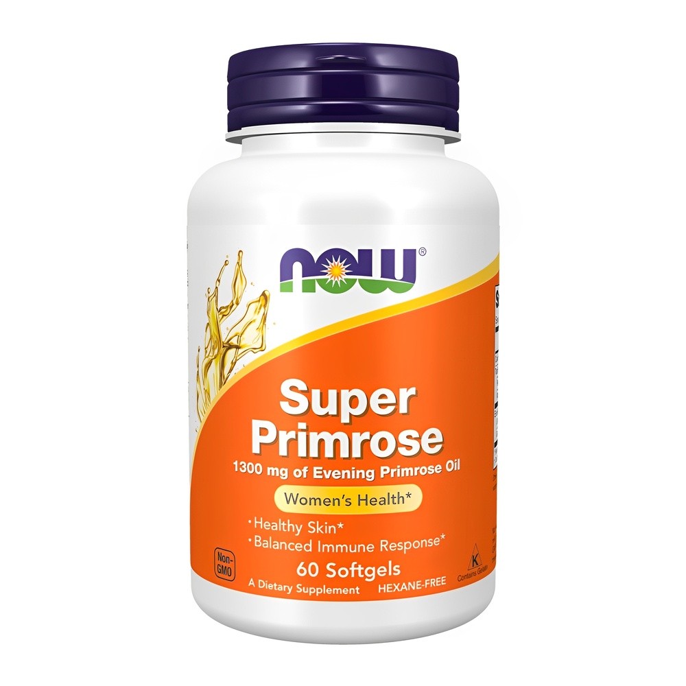 Super Prímula 1300mg Now Foods 60 Softgels Importado Super Prímula 1300mg Now Foods 60 Softgels Importado