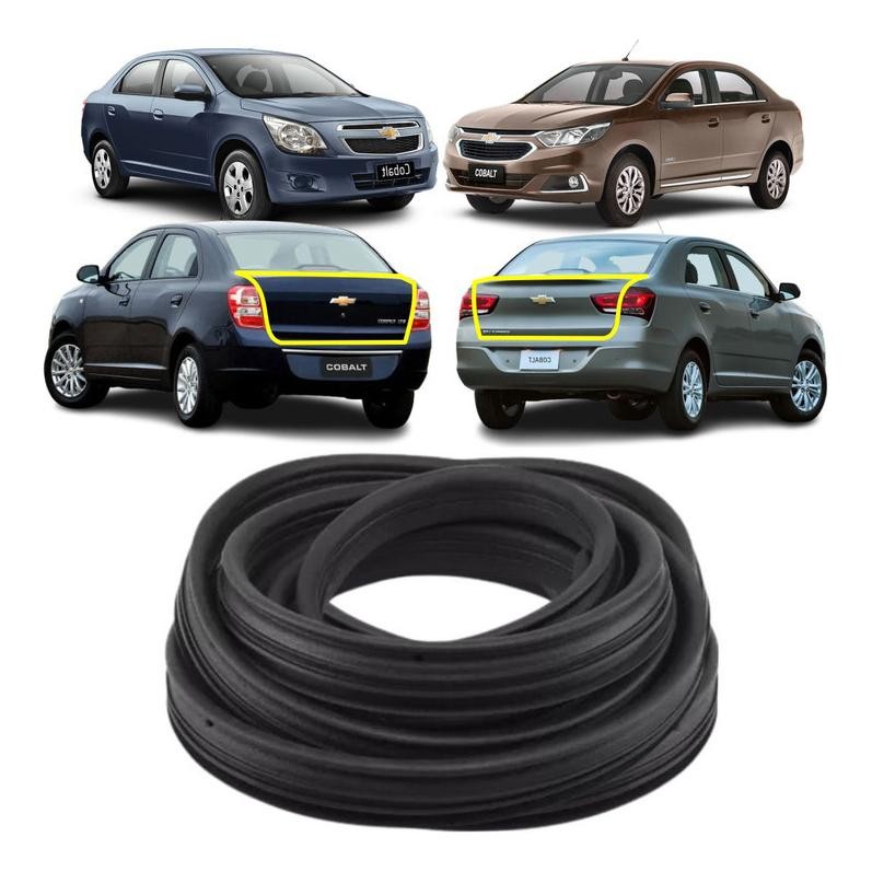 Borracha Vedação Porta Malas GM Cobalt Tipo Original 2012 á 2015 Envio Imediato